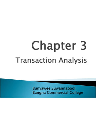 Ch3 Transaction Analysis