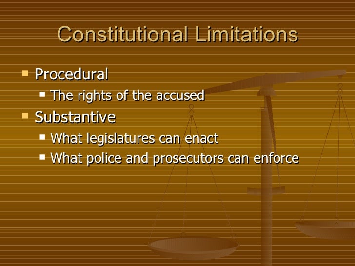 Ch 3 Constitutional Limitations on the Prohibition of Criminal Conduct