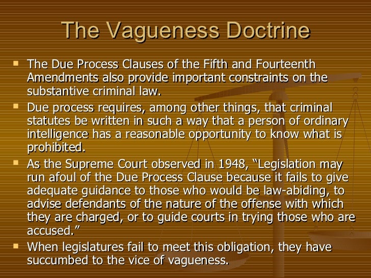 Ch 3 Constitutional Limitations on the Prohibition of Criminal Conduct