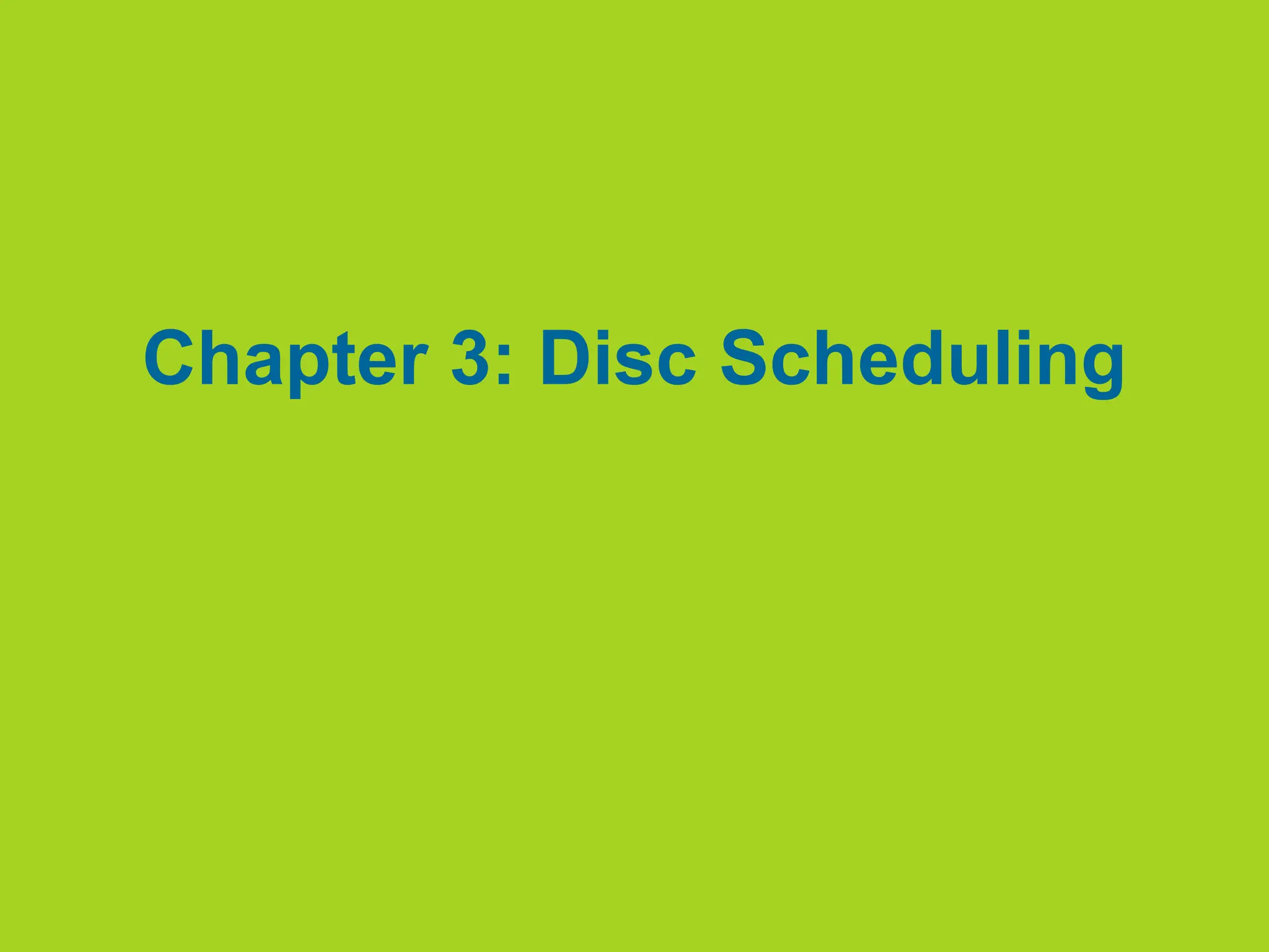 Disk Scheduling | PPT