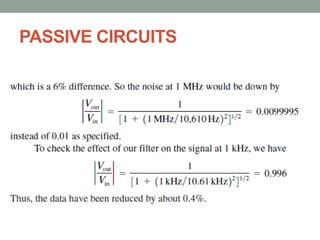 PASSIVE CIRCUITS
 