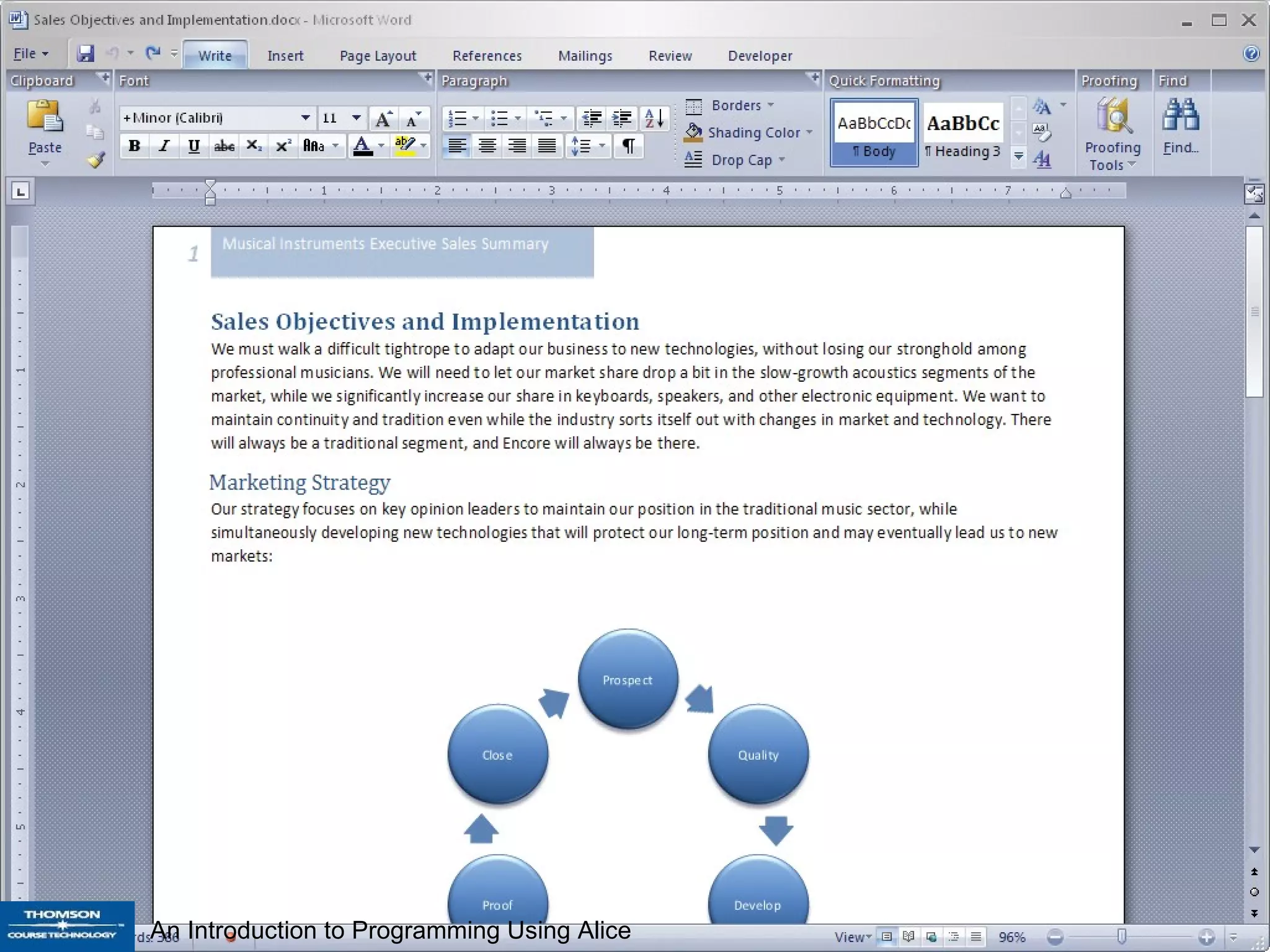 An Introduction to Programming Using Alice 