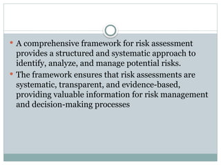 INTRODUCTION TO Framework for Risk Assessment.pptx