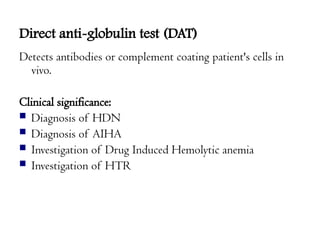 CH 3 Immunohematology.pptx clinical labr | PPTX
