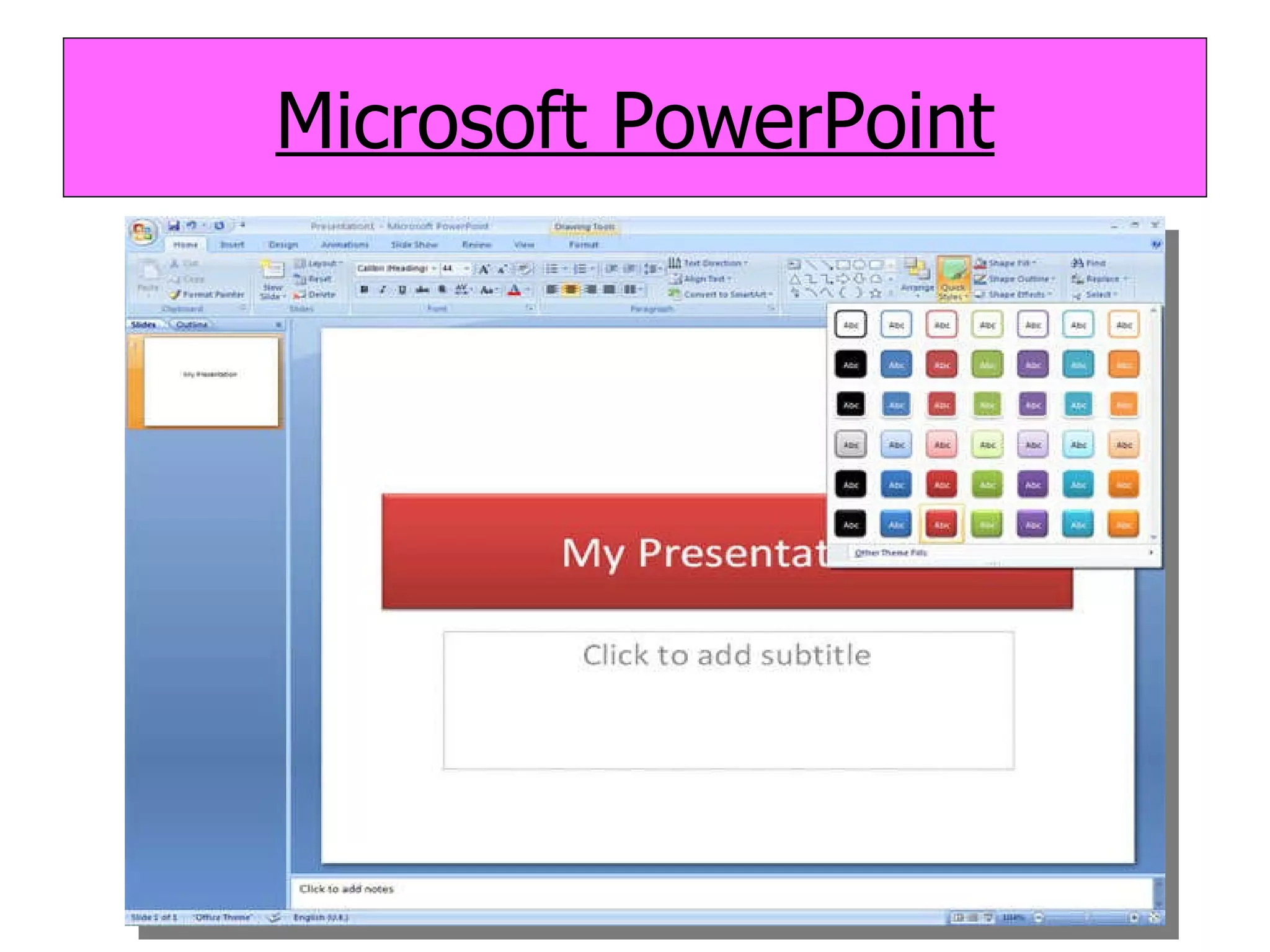 Microsoft PowerPoint 