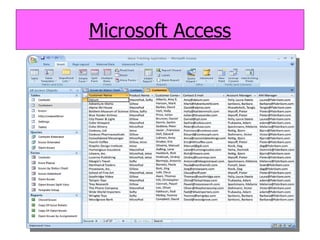 Microsoft Access 