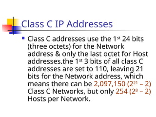 Comprehensive Guide to IP Addressing and Subnetting Fundamentals | PPT