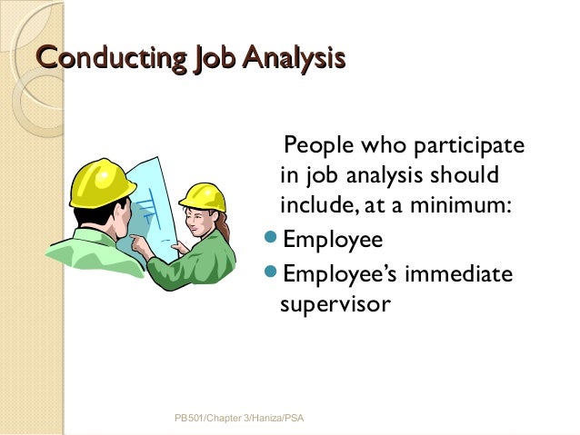 Job analysis essay