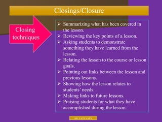 Plan For Lesson Closure CH 3 Lesson Plan for Young Learners-VARY.pptx