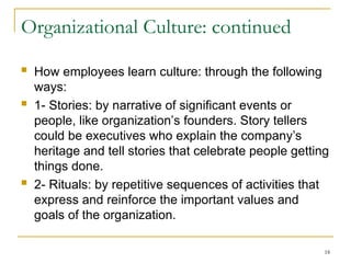 Organizational Ritual Ch_3_organization_culture_and_environmen.ppt