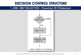Fundamentals of Algorithms and Decision-Making Structures in ...