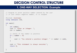 Fundamentals of Algorithms and Decision-Making Structures in ...