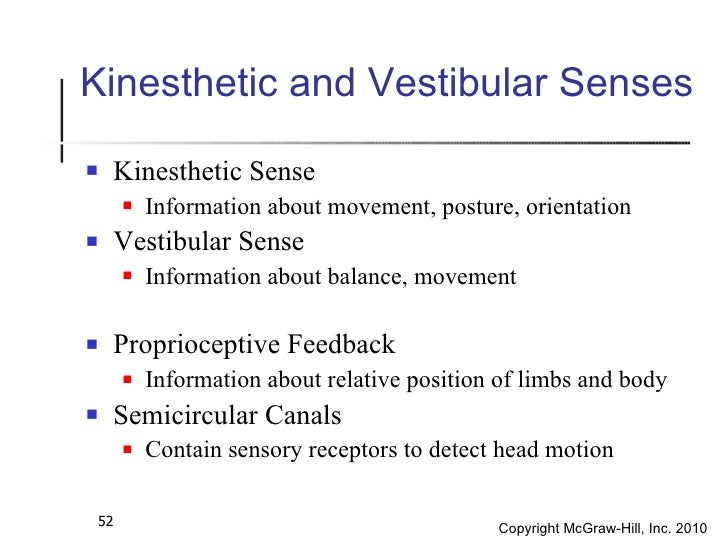 kinesthetic perception definition