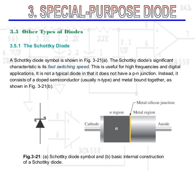 SPECIAL PURPOSE DIODE