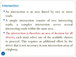 Intersection Simple Sample Comprehensive Traffic Control Systems and Intersection Management | PPT