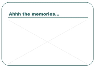 Ahhh the memories… 