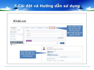 5.Cài đặt và Hướng dẫn sử dụng 
 