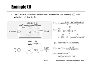 Circuit Network Analysis - [Chapter4] Laplace Transform | PDF