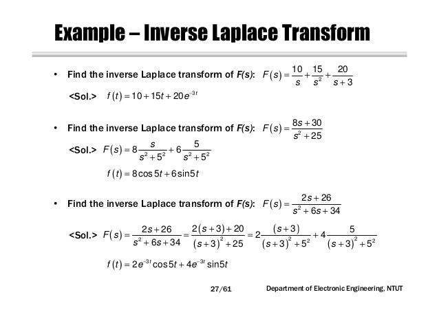 Circuit Network Analysis - [Chapter4] Laplace Transform