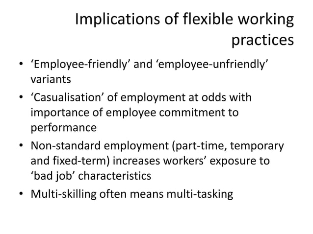 Ch 4 The Labour Market Context Of Hrm