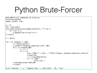 Python Brute-Forcer
 