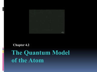 Chapter 4.2 The Quantum Model of the Atom 