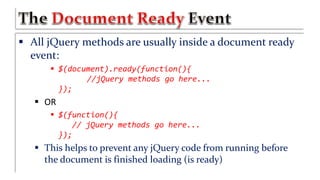 Introduction to jQuery | PDF