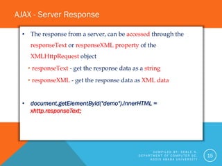 Introduction to JSON & Ajax | PDF