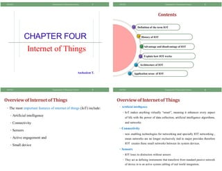 Comprehensive Overview of Internet of Things (IoT): Architecture ...