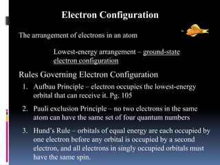 Chapter 4.3 : Electron Configuration | PPTX