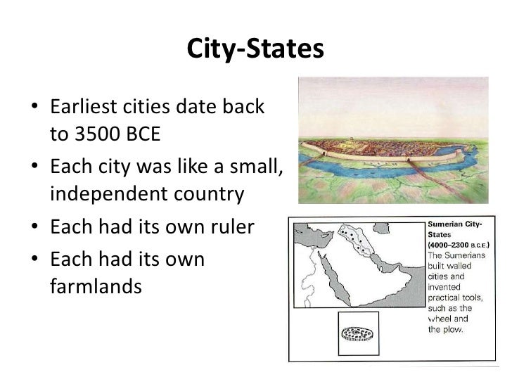 Rise of Sumerian City States
