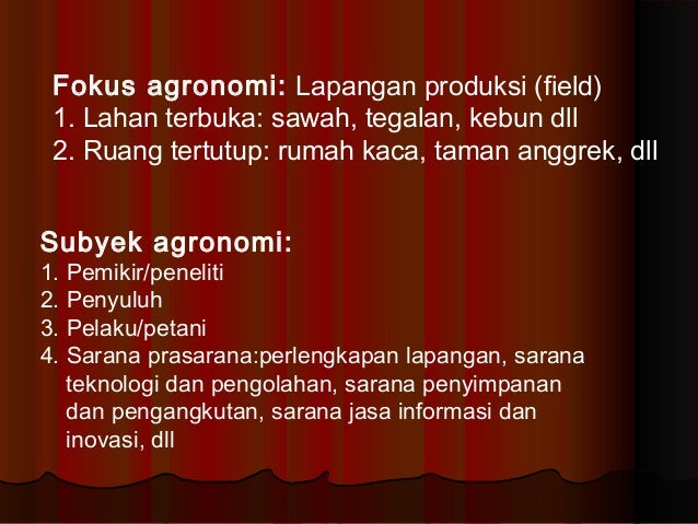 Agronomi