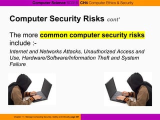 Chapter 4 Computer Science :: Computer Ethics and Security | PDF