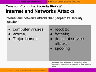 Chapter 4 Computer Science :: Computer Ethics and Security | PDF