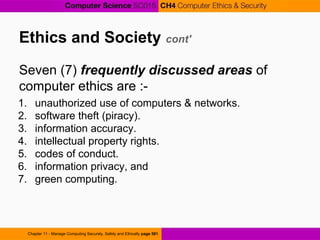 Chapter 4 Computer Science :: Computer Ethics and Security | PDF