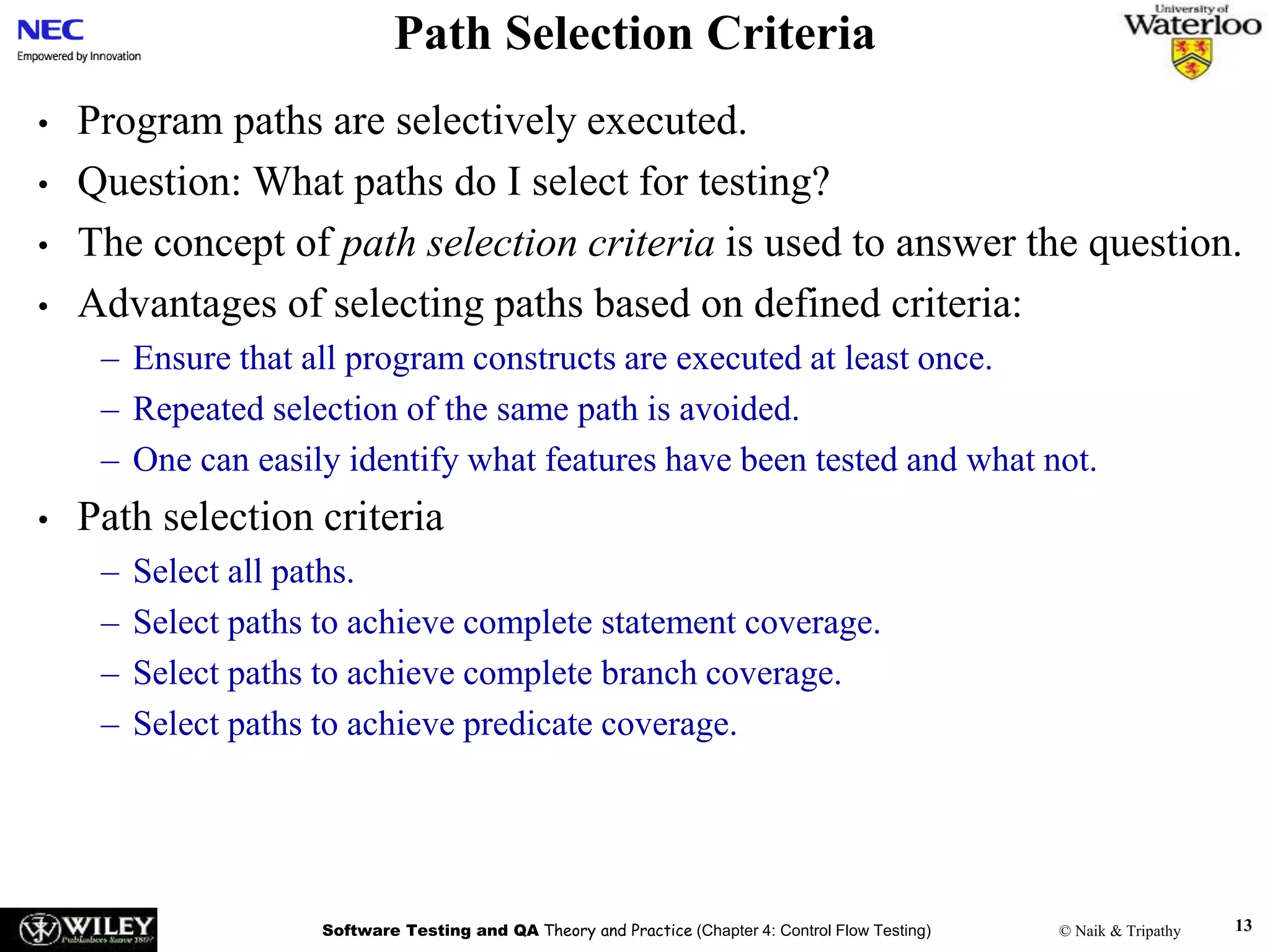 Ch4-ControlFlowTesting.ppt