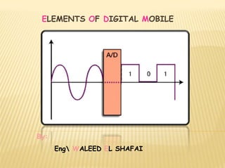 ELEMENTS OF DIGITAL MOBILE
By:
Eng WALEED EL SHAFAI
 