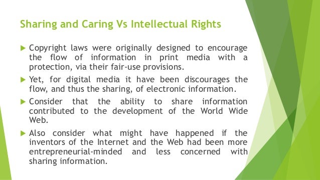 Fair Use Provisions Of Intellectual Property Laws Fair Use Provisions Of Intellectual Property Laws
