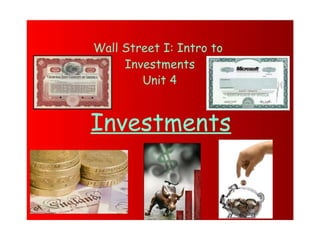 Ch 4   Investments