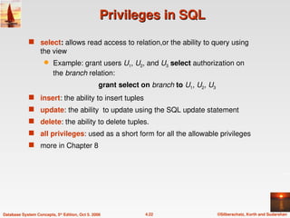 Chapter 4 Advanced Structured Query Language | PPT