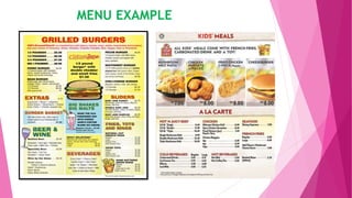 MENU EXAMPLE
 