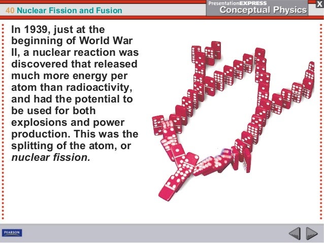 Ch40 Nuclear Fissionandfusion