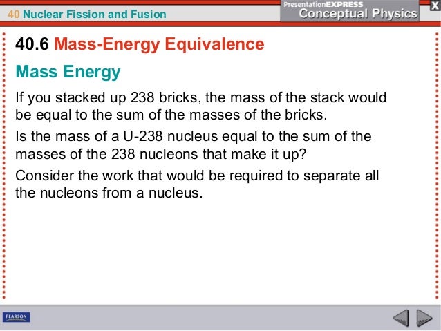Ch40 Nuclear Fissionandfusion Ch40 Nuclear Fissionandfusion
