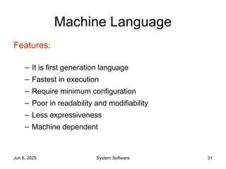 Machine Language Instruction Format Machine Language of Intel 8088: Instruction format and Types | PPT