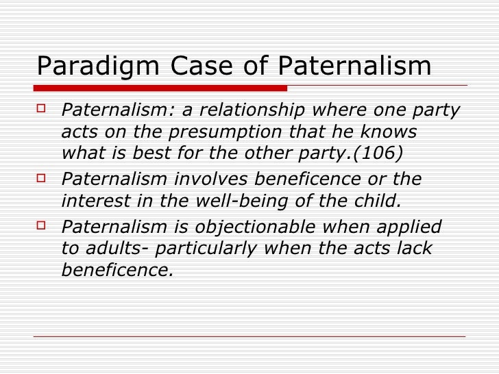 Ch 4 Callahan Academic Paternalism