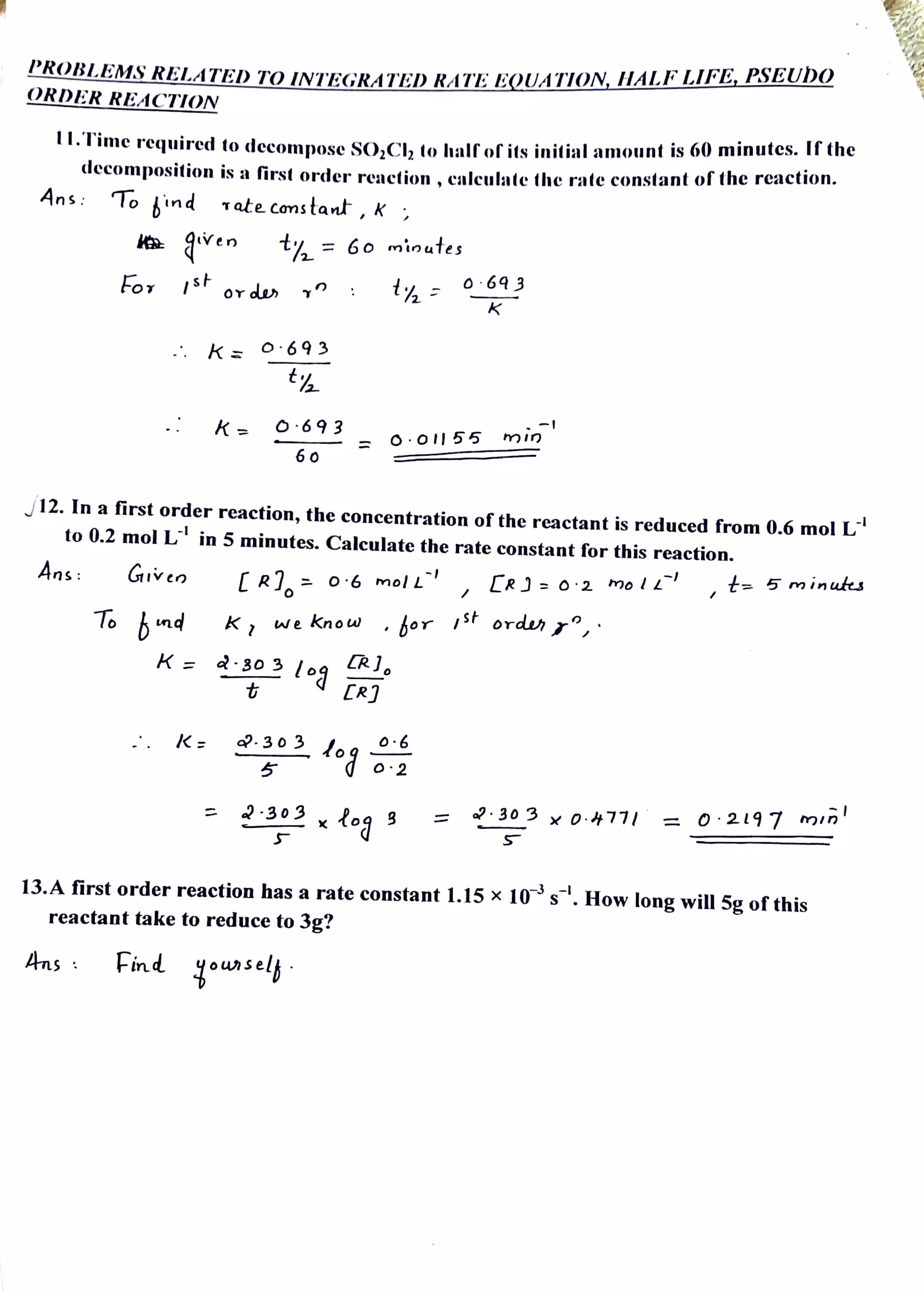 Ch 4 Chemical kinetics Numericals Pyq.pdf
