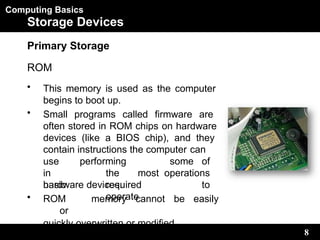 Ch 4 Computer Basics.pptx computer program | PPTX | Data Storage and ...