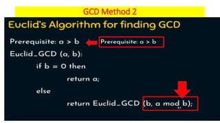 GCD Method 2
 