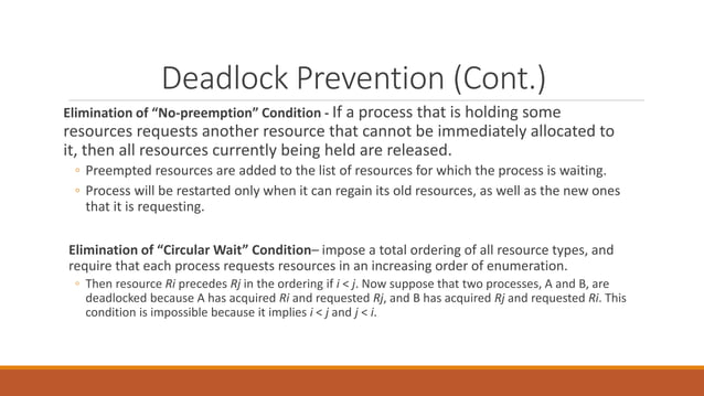 Ch 4 deadlock | PPT