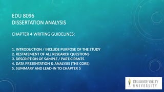 Ch 4 Dissertation Analysis Power Point .pptx
